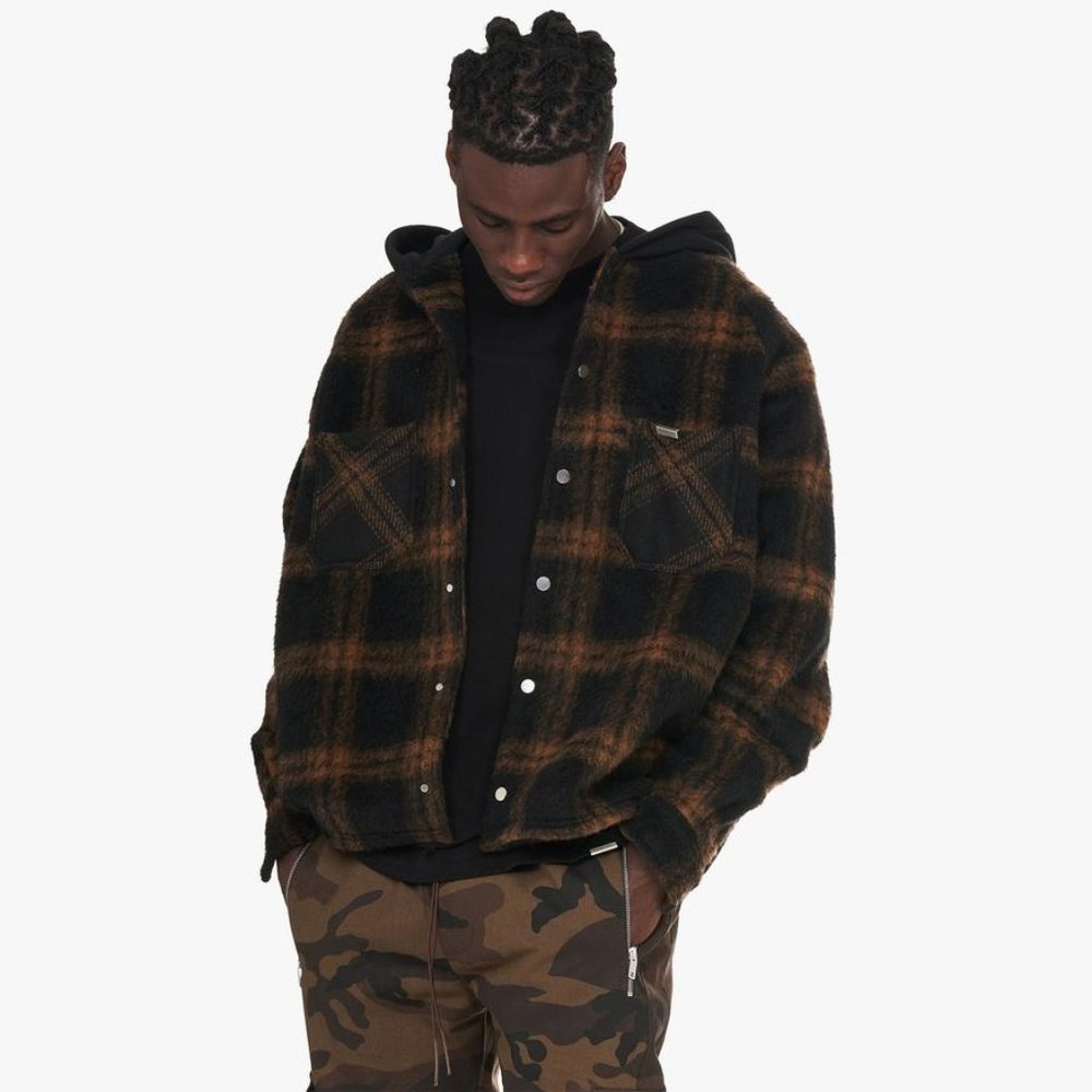 Represent Clo Hooded Overshirt